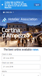 Mobile Screenshot of hotels-cortina.com